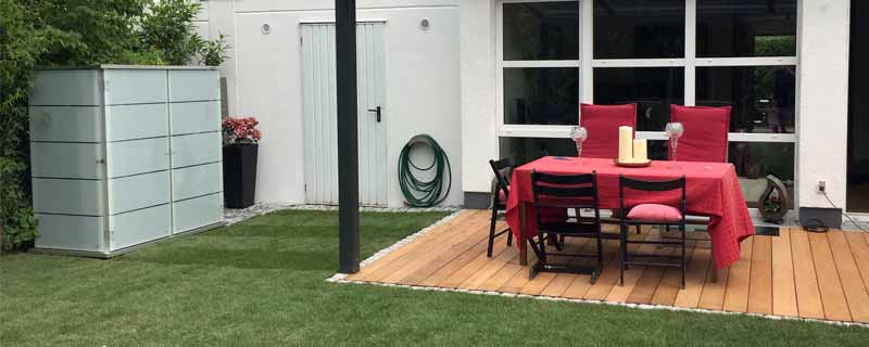 Coffre de jardin pour petits jardins
